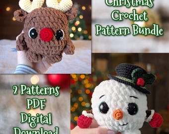 Lot de motifs au crochet de Noël | Motif de Noël Amigurumi