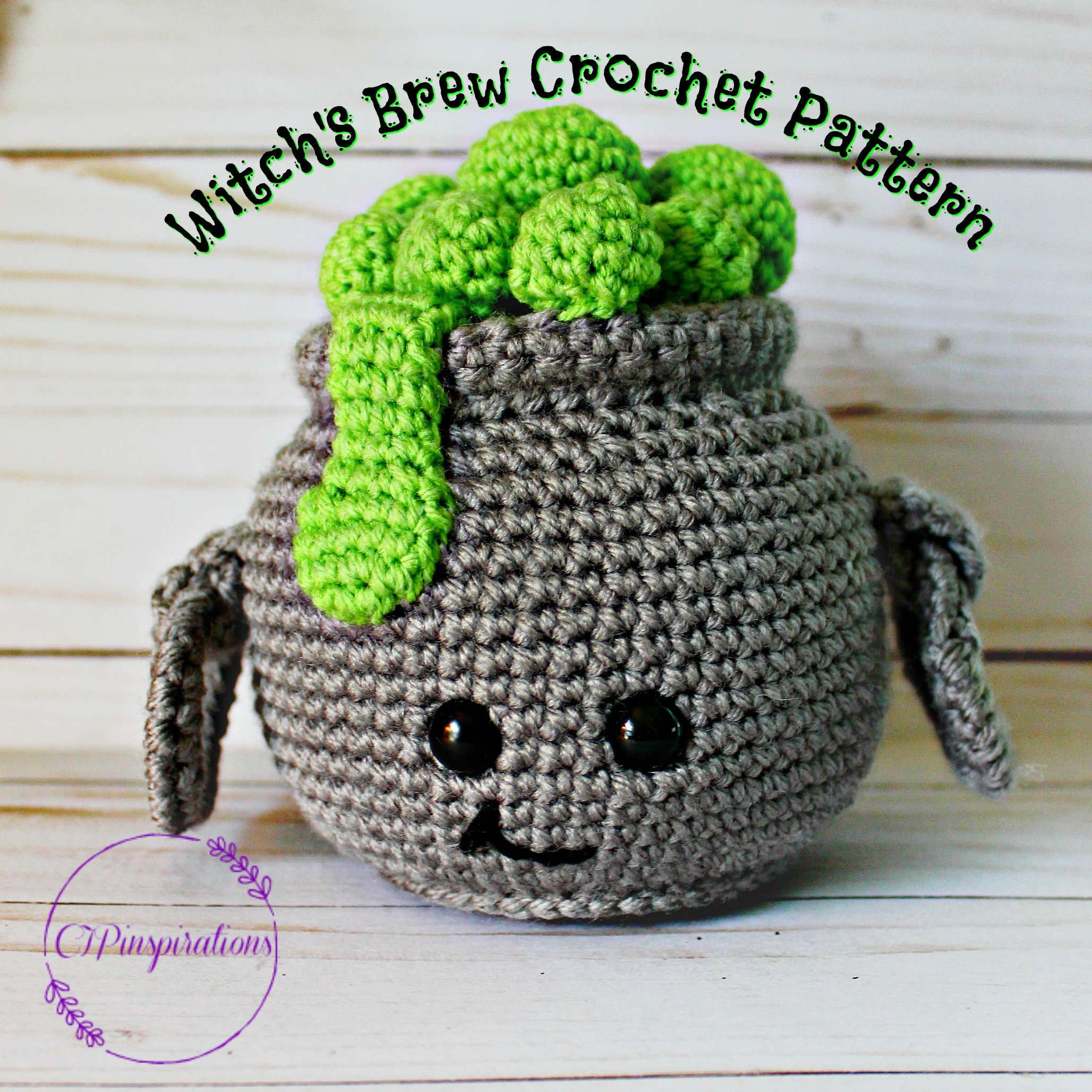 Witch's Brew Cauldron Crochet Pattern Witch Cauldron Etsy