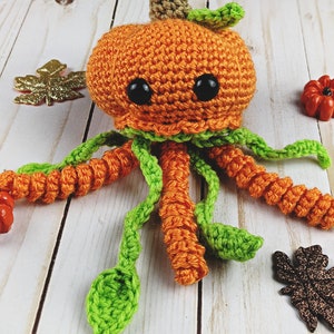 Pumpkin Jellyfish Crochet Pattern, Pumpkin Jelly, Halloween Crochet Pattern