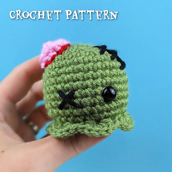 Tiny Zombie Ghost Crochet Pattern/ Halloween Crochet Pattern