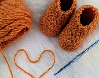Newborn Baby Bootie Crochet Pattern, 0-3 Month Baby Bootie Crochet Pattern, 3-6 Month Baby Bootie Crochet Pattern, Baby Crochet Pattern