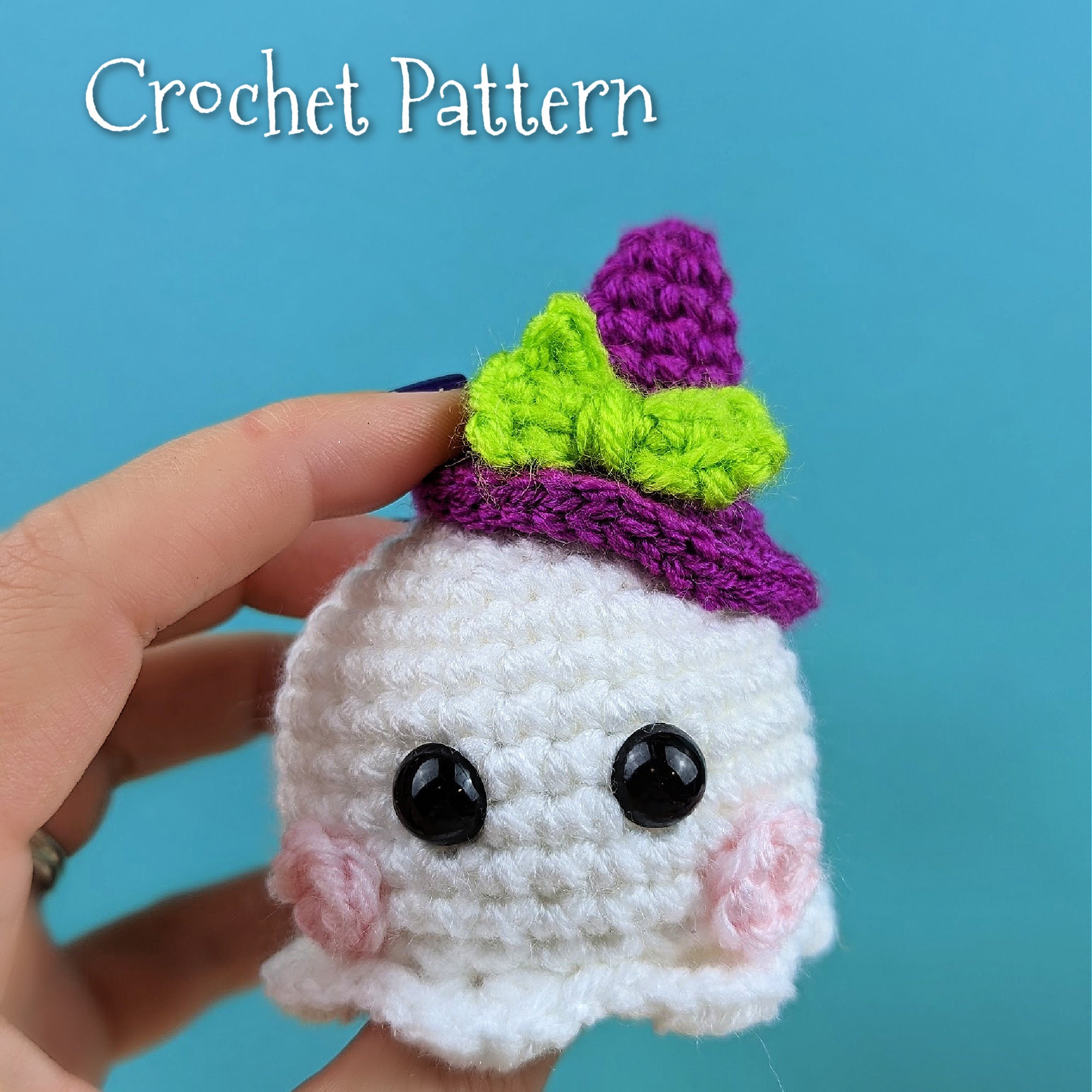 Tiny Ghost Crochet Patterns Bundle Pack/ Halloween Crochet Etsy