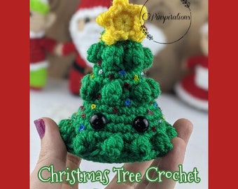 Crochet Christmas Tree Pattern, Amigurumi Christmas Tree Pattern, Christmas Ornament Pattern