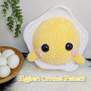 Patrón de crochet para el peluche Eggbert