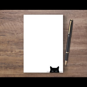 Black Cat Notepad - 50 Sheets