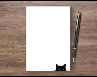 Black Cat Notepad - 50 Sheets