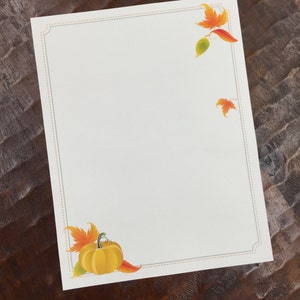 Pumpkin Harvest Stationery 50 pack image 6