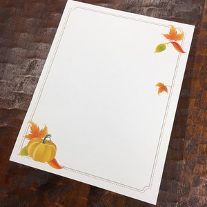 Pumpkin Harvest Stationery 50 pack image 2