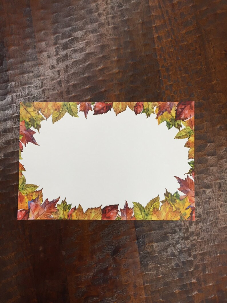 Autumn Leaves Paper Placemats Set of 25 Etsy