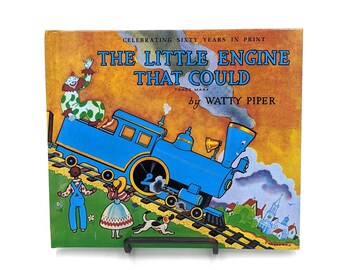 The Little Engine That Could by Watty Piper, George & Doris Hauman, train engine children's story, hardcover kids picture book 0448405202