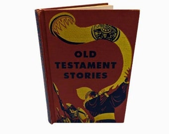 Old Testament Stories adapted by Katherine O' Hare, 1950s (1952) Junior Everyreaders Webster publishing company hardcover bible stories book