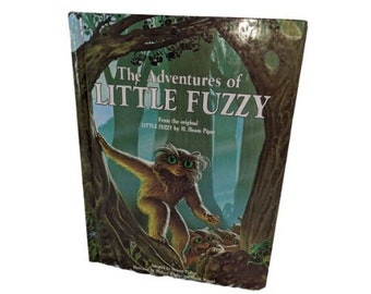 The Adventures of Little Fuzzy by Benson Parker, 80s children's hardcover picture book, ISBN 0448474964