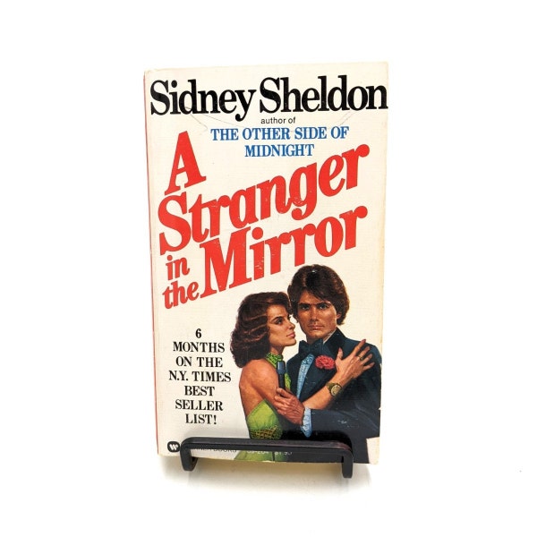 A Stranger in the Mirror by Sidney Sheldon, 1970s mass market paperback, 1970s bestselling novel, Hollywood drama, 0446892041