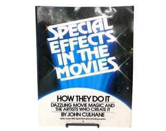 Special Effects in the Movies by John Culhane, 80s paperback book, vintage movie FX, Spielberg Universal Horror The Exorcist, 0345286065