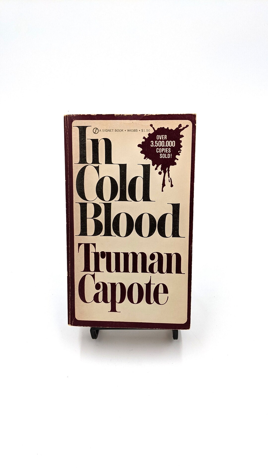 In Cold Blood by Truman Capote, 1960s True Crime Paperback, Book