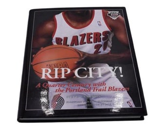 Rip City! A Quarter Century with the Portland Trail Blazers by Steve Cameron, 90s basketball glossy photo fan hardcover coffee table book