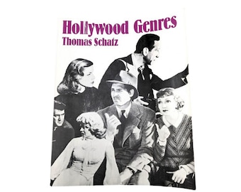 Hollywood Genres by Thomas Schatz,  80s paperback book, formulas filmmaking & the studio system, Old Hollywood book  ISBN 0075536234