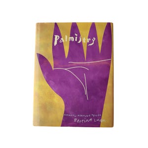 Palmistry by Bettina Luxon, 1990s hardcover palmistry guide book, hamlyn fortune teller, palm reading book, how to read palms 0600589935