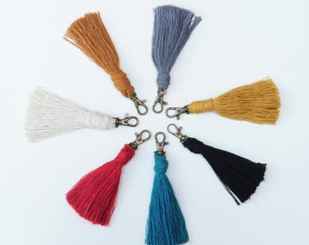 Macrame Keyring - Tassel - Various Colours