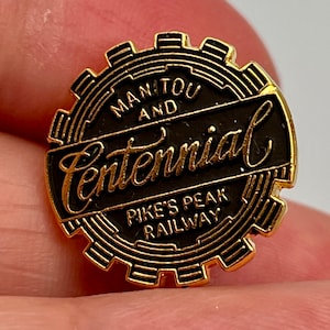 Centennial Manitou Pike's Peak Railroad Pin