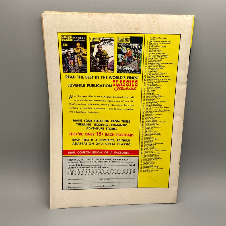 1952 the White Company Classics Illustrated Arthur Conan Etsy