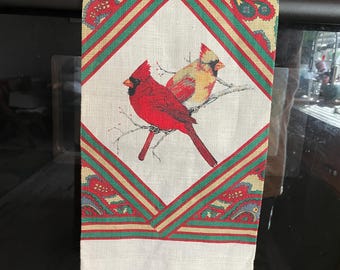 Stevens Linen Cardinal Tea Towel
