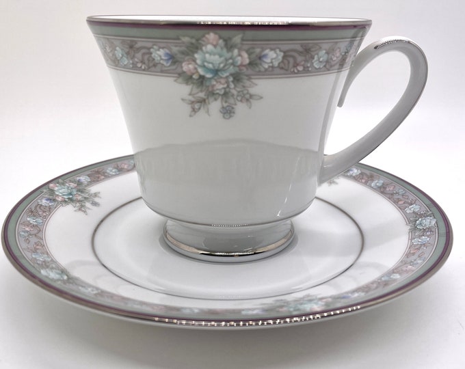 Vintage Legendary Footed Cup Saucer Tea Set Lunceford Noritake China