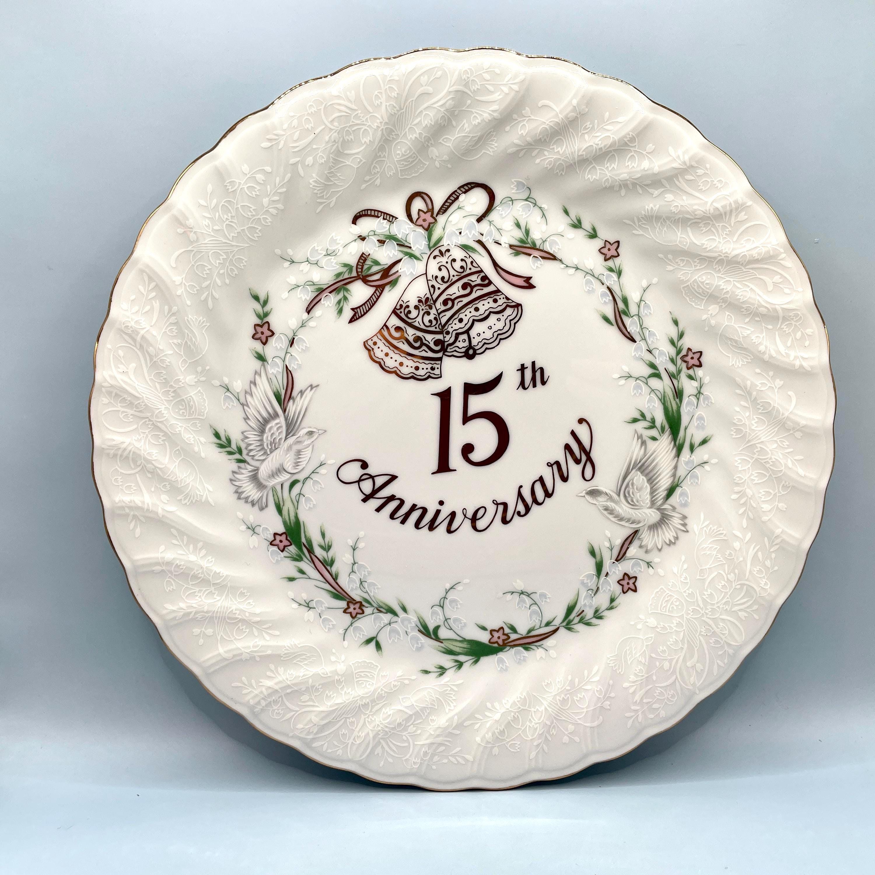 ヴィンテージ レフトン 15 周年記念プレート - Etsy 日本