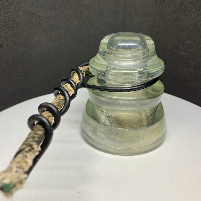 Hemingray 45 Glass Insulator Telephone Wire Vintage Power Line Etsy