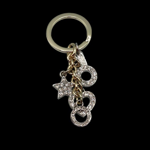 Vintage Stars and Hearts Rhinestone Coach Keyring Etsy Ireland