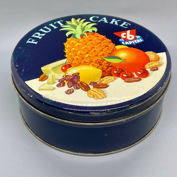 Fruit Cake Tin Etsy