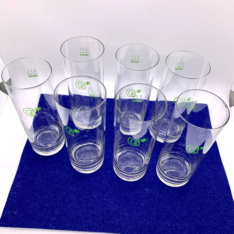 Vintage 0.2L Rastal Beer Glasses G Monogramed Drinkware Tall Etsy