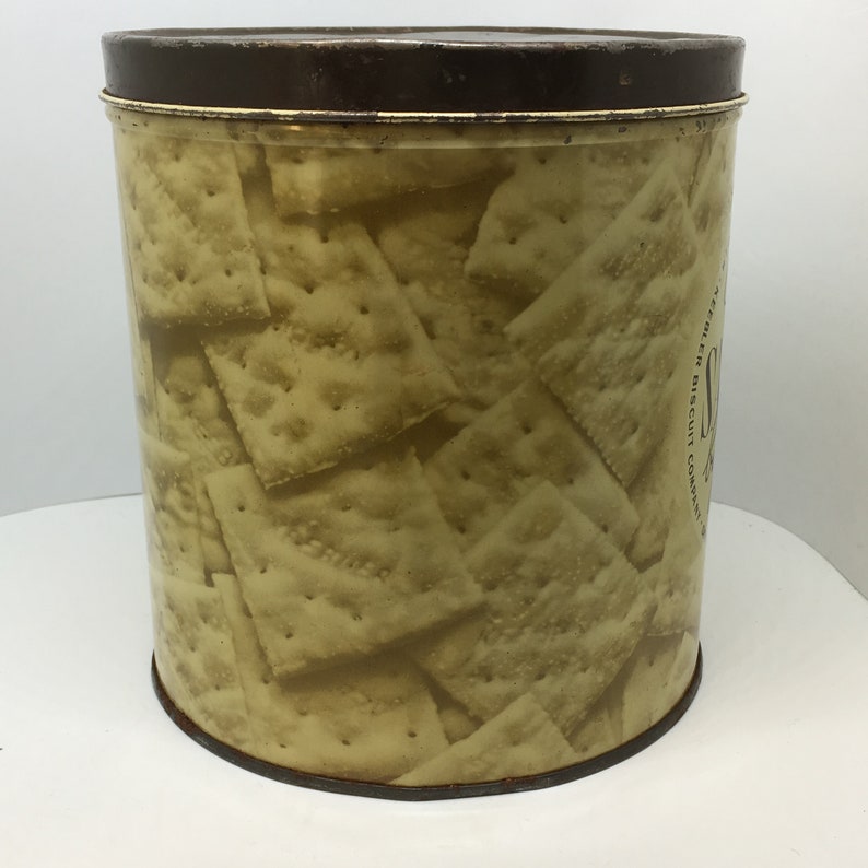 Vintage Keebler Saltines Cracker Tin Oven Fresh By Keebler Etsy