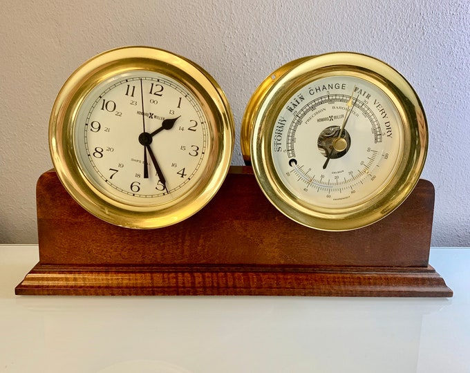 Howard Miller Ship's Bell Clock and Precision Barometer on Etsy