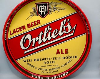 Vintage Ortlieb Lager Beer Tray
