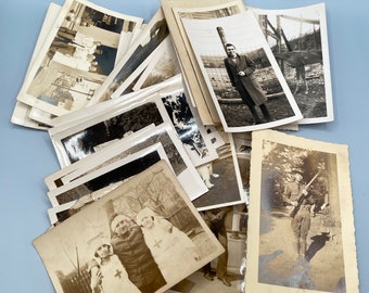 Vintage Lot of 40 Lifestyle Photos from the 1940s