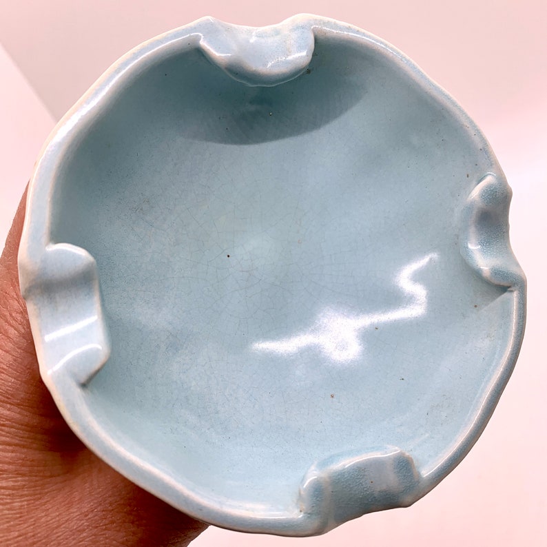 Vintage SECLA Portugal Pottery Ashtray Mid Century Ceramic Etsy