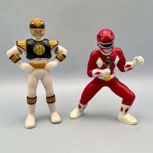 Figuras de PVC de los Mighty Morphin Power Rangers