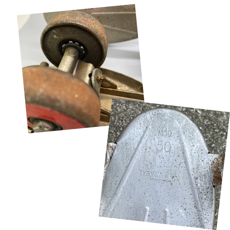 Vintage Metal Adjustable Roller Skates and Key Winchester Etsy