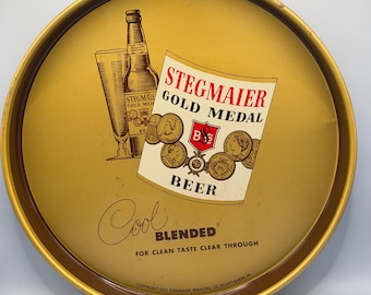 Vintage Stegmaier Gold Medal Beer Tray