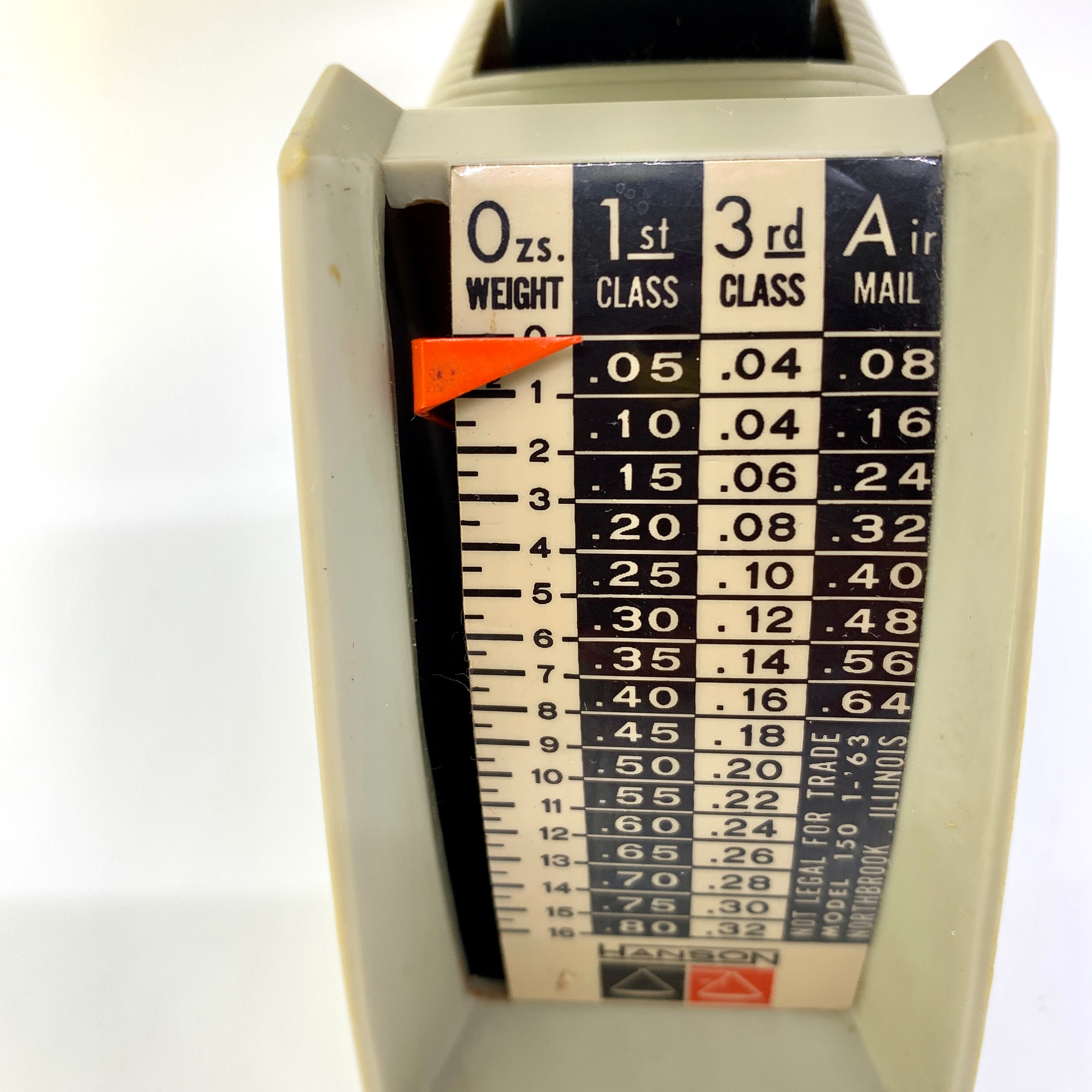 Vintage Hanson Letter Postage Scale Model 150 1633 Scale Etsy