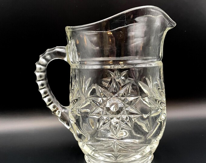 Anchor Hocking Star of David Pint Pitcher - Etsy