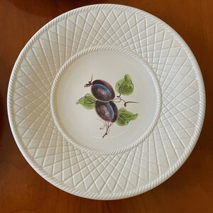 Vintage CLP Italy Pottery Plates Set of 4 Grape and Plumbs - Etsy
