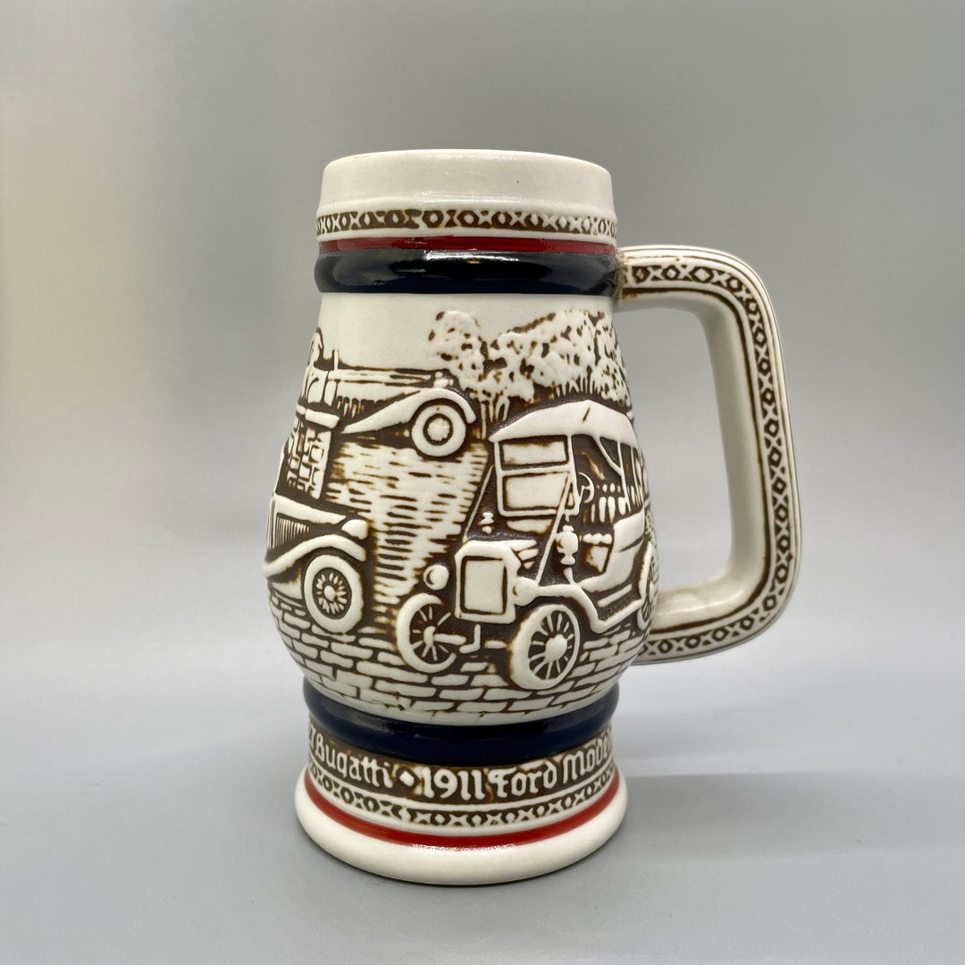 Vintage 8 Ounce Antique Cars Beer Stein or Miniature Mug Avon - Etsy