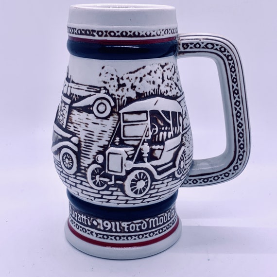 Vintage 8 Ounce Beer Stein Antique Cars Miniature Mug Avon | Etsy