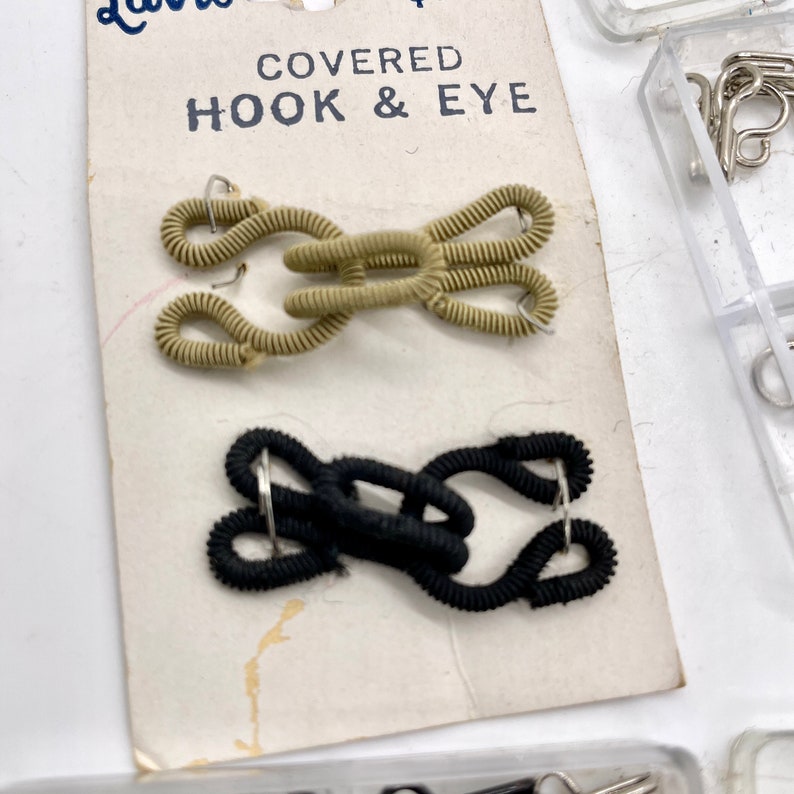 Vintage Hook Eye Closures Grab Bag Sewing Notions Cloth Etsy