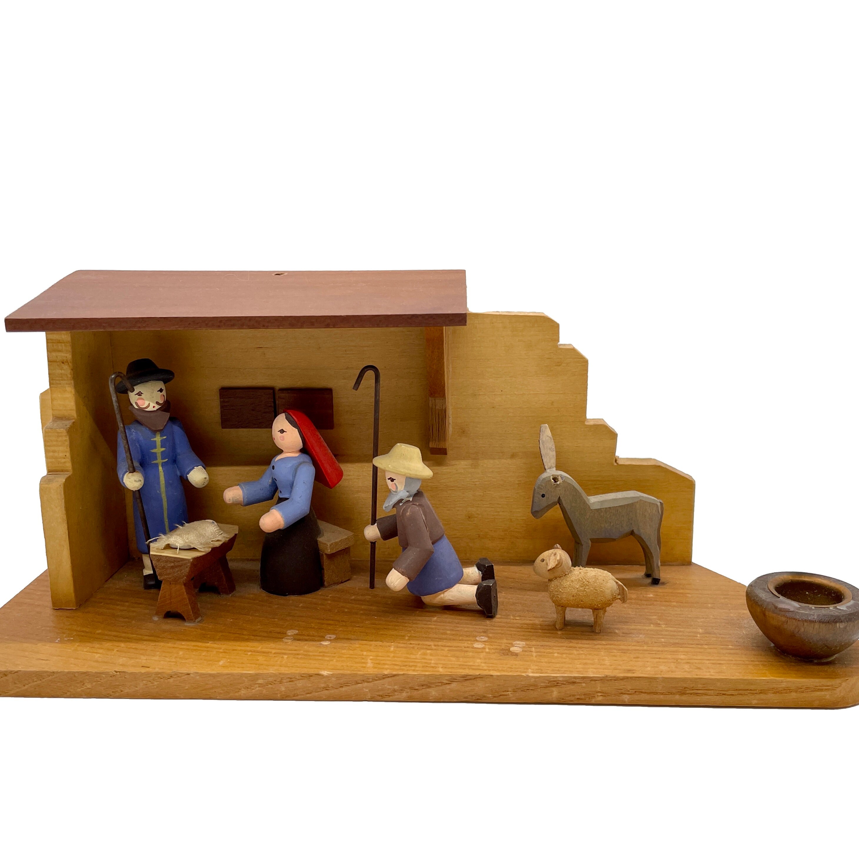 German Hand Carved Nativity - Etsy