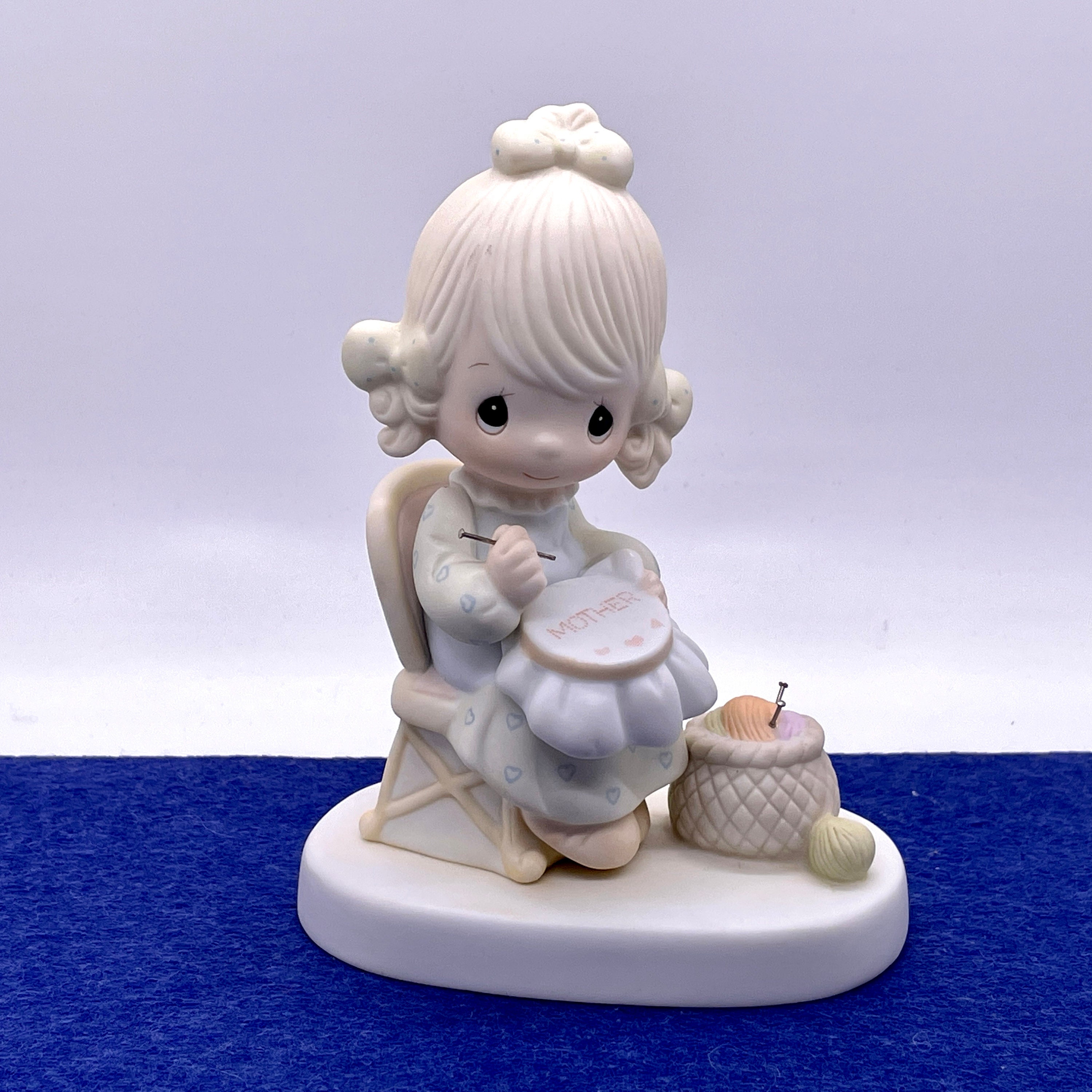 Four Charming Precious Moment Figurines All are with different messages and descriptions Enesco.