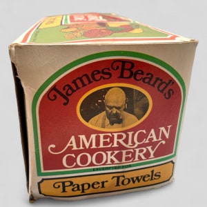 Toalhas de papel James Beard American Cookery na caixa original