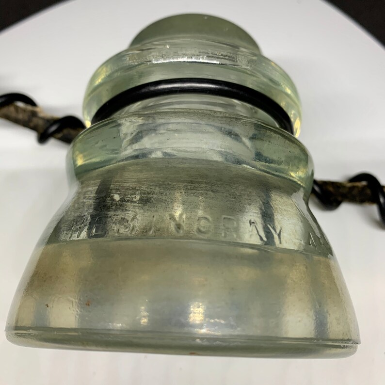 Hemingray 45 Glass Insulator Telephone Wire Vintage Power Line Etsy